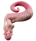 Fantasy Pink Snake Girl - Image 3